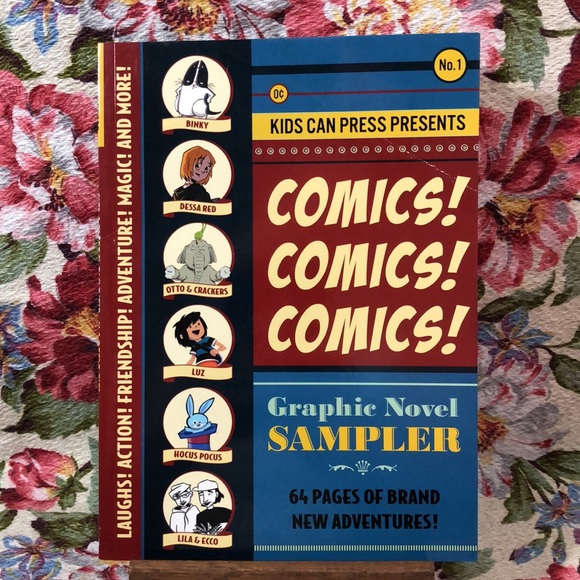 Graphic Novel Sampler 1 Binky Dessa Red Otto/Crackers Luz Hocus Pocus Lila/Ecco - Picture 1 of 16
